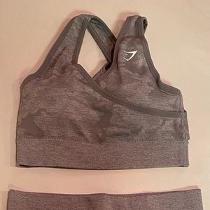 Gymshark Adapt camo in Lilac set